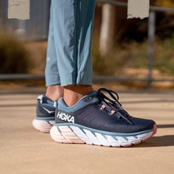 Hoka Shoes - HOKA GAVIOTA 3 - WOMEN'S RUNNING SHOES OMBRE BLUE/ROSETTE